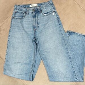 Abercrombie & Fitch Light Blue Straight Leg Jeans